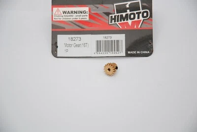 18273 Pignone Motore 16T Modulo 0,6 Himoto 1/16 GEAR MOTOR 16T MODUL - Immagine 1 di 2