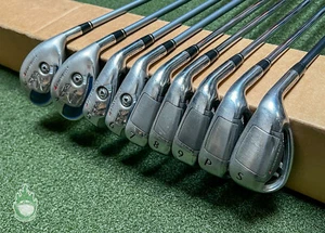 Used Adams IDEA Tech OS Hybrid Irons 3H 4H 5-PW Regular Alloy/Graphite Golf Set - Picture 1 of 12