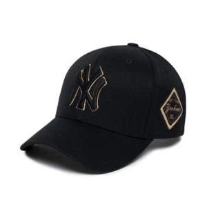 MLB Diamond Structured Ball Cap NY Yankees Gold, Adjustable - Picture 1 of 4