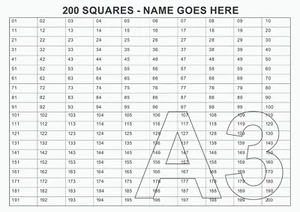 Fundraising - A3 Poster 420 x 297 mm - Raffle Poster mit 200 Plätzen - Bild 1 von 1