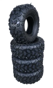 4x Reifen 145/70-6 20F 4PR ATV Kinderquad Rasentraktor Aufsitzmäher Schneeräumer - Bild 1 von 5
