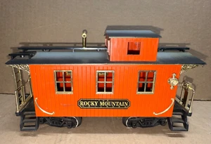 NEW BRIGHT ROCKY MOUNTAIN RAILROAD CABOOSE – G SCALE - Picture 1 of 15