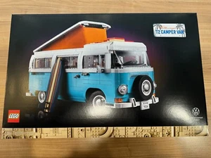 New Genuine Volkswagen Lego T2 Camper Van white / light blue 7E9099320 - Picture 1 of 2