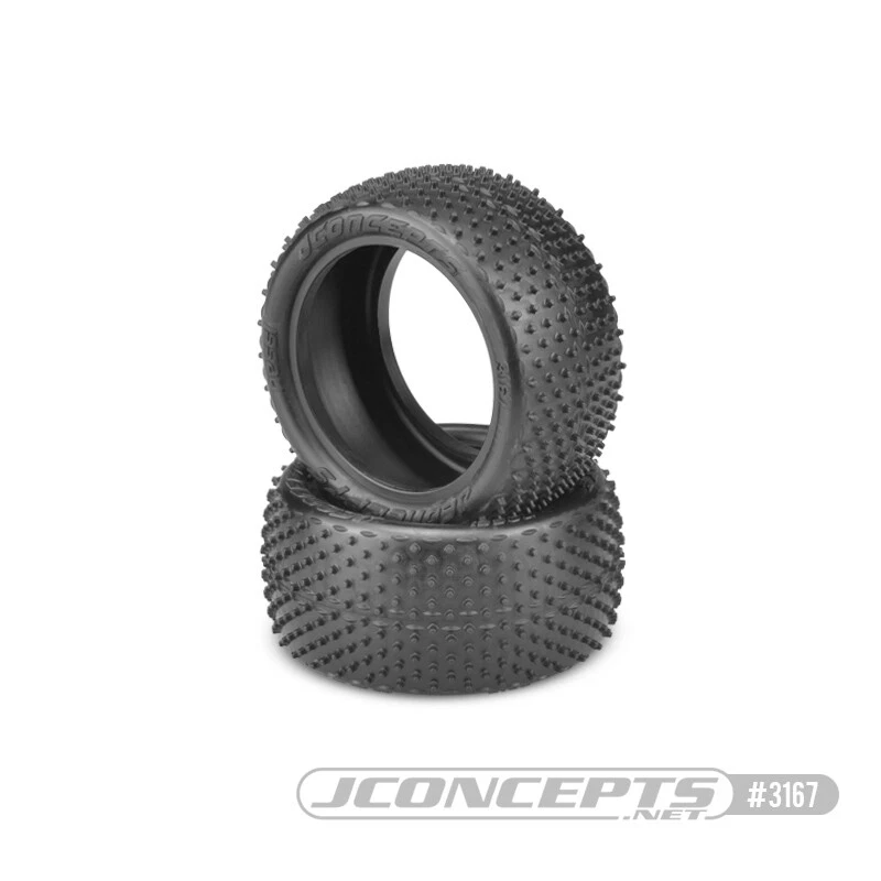 JConcepts Nessi 1/10 Buggy Rear Tire, for Carpet/Astroturf, Pink Compound - Image 1 of 1