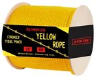 600 ft Twisted Polypropylene Rope 3/8" Yellow Poly Pro Cord