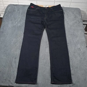 Mountain Khakis Jeans Mens 40x34 307 Flannel Lined Dark Wash Organic Cotton - Picture 1 of 17
