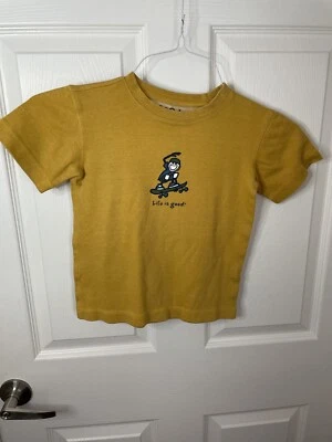 Camiseta Life is Good Kid S/S Vintage Crusher Niños XS 4 Patinador Monopatín Foto 1 de 4