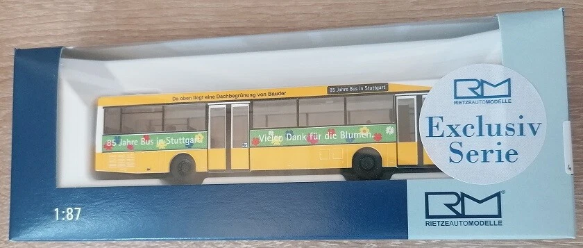 Rietze 71819 - 1/87 Mercedes-Benz O 405 Ssb - Blumenbus - Nuovo - Immagine 1 di 1