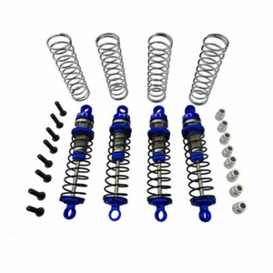 Amortiguadores de aluminio roscado Hot Racing LTN56DP06 azul: Latrax Rally Teton - Imagen 1 de 1