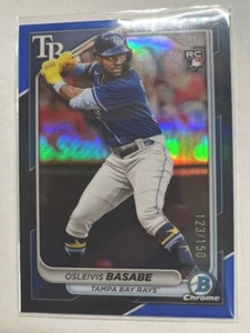 2024 Bowman Chrome Osleivis Basabe R/C Blue #d 123/150 - Picture 1 of 2