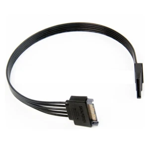 XT-XINTE SATA 15Pin Male to Female Power Extension Cable HDD SSD Power Supply - Picture 1 of 12