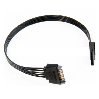 XT-XINTE SATA 15Pin Male to Female Power Extension Cable HDD SSD Power Supply - Image 1 of 4