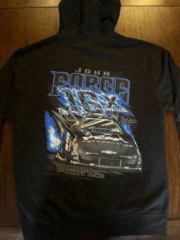 Official 2022 NHRA John Force Ghost Hoodie Small Cover
