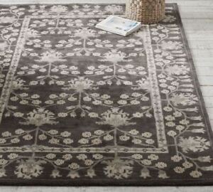 Kennedy PB Parsian Style Charcoal Handmade Tufted 100% Wool Area Rugs & Carpet