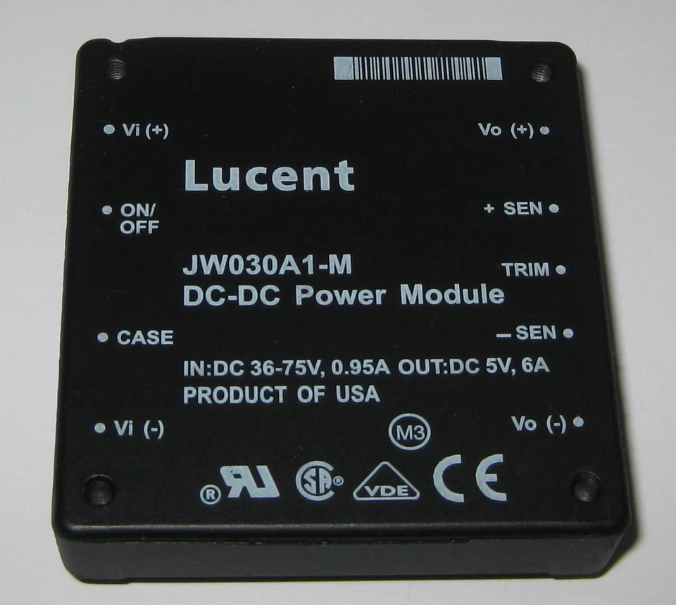Lucent DC-DC Converter Power Module - 5V / 6A DC Out - 30 Watt   36 - 75 V DC In - Image 1 of 4