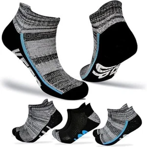 Herren Sport Sneaker Socken gepolstert Anti Blasen dick Knöchel Multipack Größe 6-8 - Bild 1 von 12