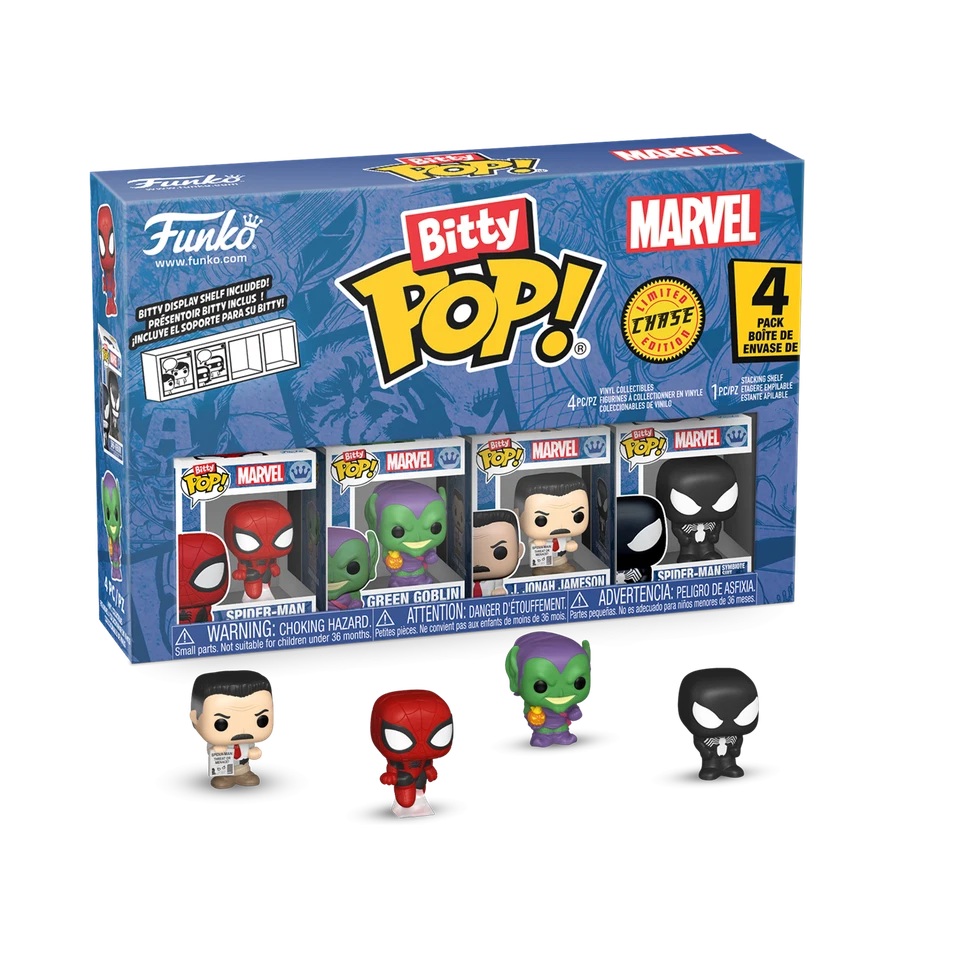 Funko Bitty Pop!: Marvel - Bitty Pop! Spider-Man 4-Pack Series 1