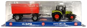 SIKU SUPER CLAAS Ares Tractor & Tipper Trailer - BNIP - Picture 1 of 1