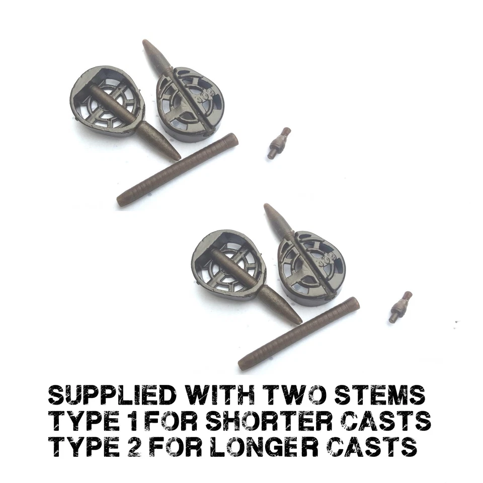 Alimentador de natación Preston Innovations tipo 30 g en línea alimentador de banjo plano 4 unidades Foto 1 de 1