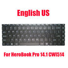 Laptop Ersatz Tastatur für Chuwi HeroBook Pro 14.1 CWI514 Englisch US schwarz 