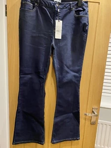 studio eight size 20 boot cut jeans with stretch indigo new with tags - Picture 1 of 2