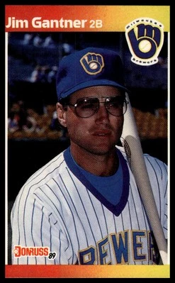 1989 Donruss #264 Jim Gantner - Image 1 of 2