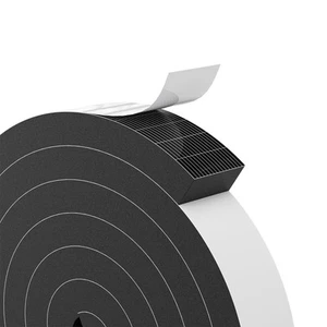 1"×2" EVA Foam Strips with Adhesive Weather Stripping Tape Larger Foam Weathe... - Picture 1 of 6