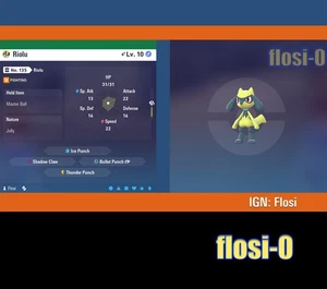 6IV Shiny Riolu Pokemon Legends ZA (Legends Z-A) - Picture 1 of 1