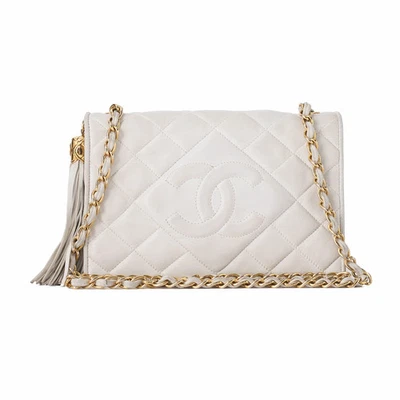 Bolsa de mão CHANEL Vanity Bag bicolor preta usada 116 - Imagem 1 de 4