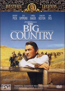 The BIG COUNTRY Gregory PECK Jean SIMMONS Charlton HESTON Western Film DVD Reg 4 - Picture 1 of 1