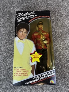 Muñeca Michael Jackson LJN 1984 traje de superestrella de los años 80 - Imagen 1 de 12