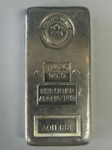 Vintage Royal Canadian Mint Silver Bar Kilo Government Issued RARE - Picture 1 of 5