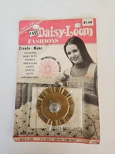 Vintage Metal Daisy Loom By Susan Bates Flower Maker New Old Stock 2" - Picture 1 of 3
