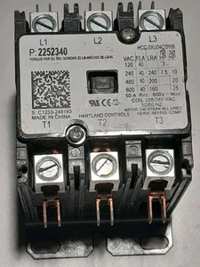 Hartland 2252340 Schütz, 208-240 Volt Spule, 50/60HZ, 40 Ampere, L1 L2 P: 2252340 - Bild 1 von 6