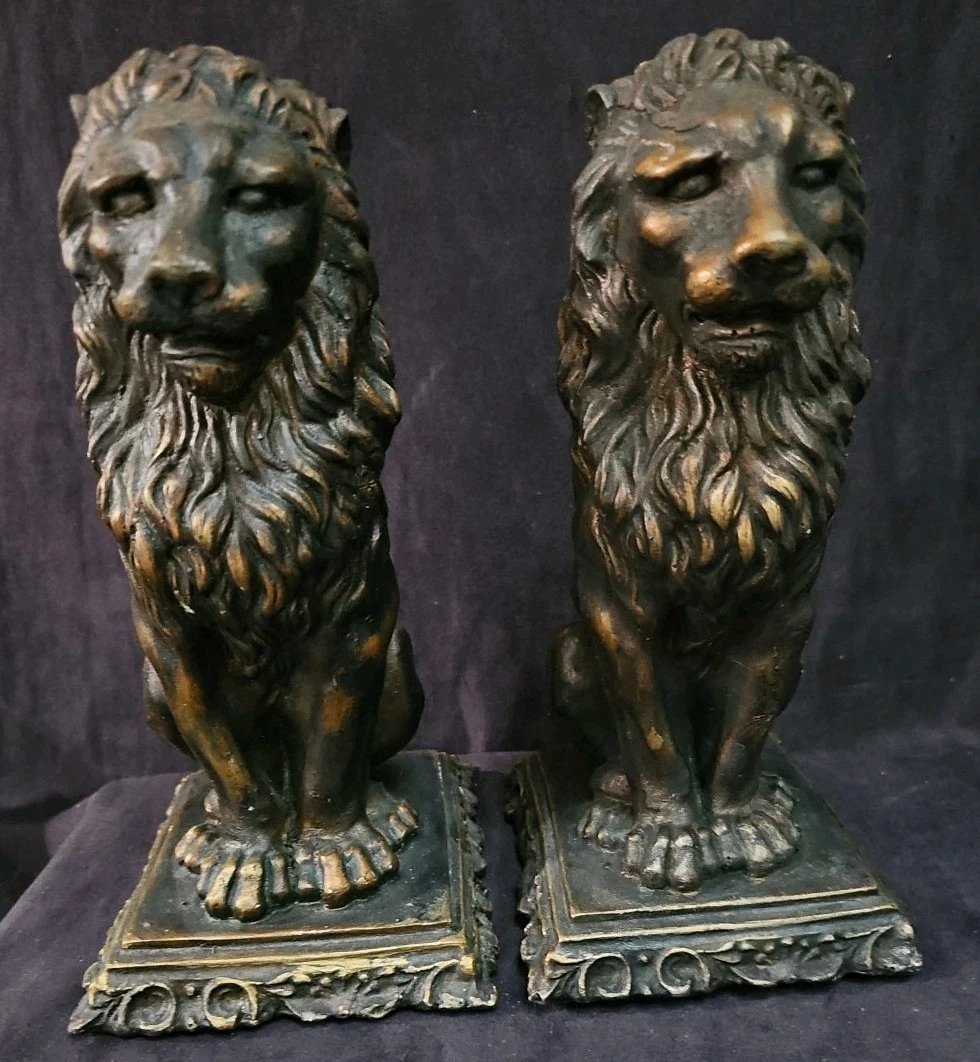 イギリス ヴィンテージ ライオン ブックエンド イギリス ヴィンテージ