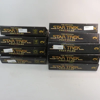 Paramount The Official Star Trek Fact Files Set of 9 - Image 1 of 4