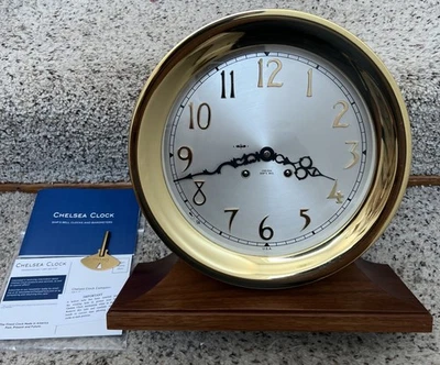 Reloj campana Chelsea latón barcos grande 8,5 pulgadas excelente estado Foto 1 de 4