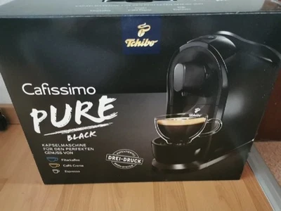 Tchibo Cafissimo PURE Black Kapselmaschine Kaffeemaschine - Schwarz - Bild 1 von 2