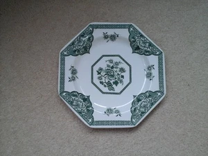 Vintage Sandwich Plate, Royal Staffordshire, Green/ White,Lovely Design, & Shape - Picture 1 of 3