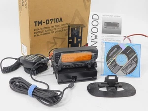 Kenwood TM-D710A 144/440MHz Ham Radio Mobilny nadajnik-odbiornik + pudełko + instrukcja (ładne) - Zdjęcie 1 z 8