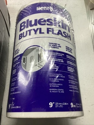HENRY HE205954 Blueskin Butyl Flash, 9" Door Window Flashing - Image 1 of 4