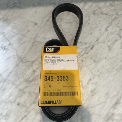 Cinturón Oruga-8K -349-3353-8K RIBS-D26M04Y11PF5211F5 -1,1 X 94,0" 28 X 2385 mm Foto 1 de 2