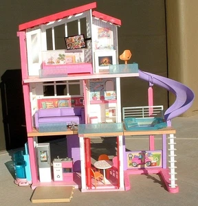SCHÖNES ORIGINAL 12" Schwimmbad - für Barbie 2018 Dreamhouse Mattel FHY73 - Bild 1 von 6