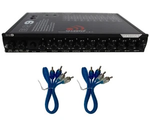 9 Band  6 Channels 7 Volts RCA Outputs Graphic Equalizer Massive Audio - Picture 1 of 4