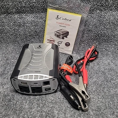 Cobra CPI500WFR 500W Power Inverter USB Type-C - Image 1 of 4