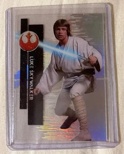 2015 Topps Star Wars High Tek – Luke Skywalker #1 – Acetate Parallel Pattern – I - Picture 1 of 2