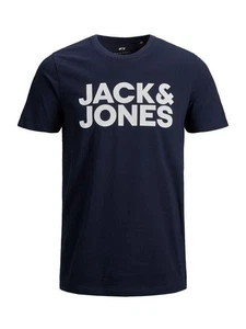 Jack&Jones Hombre Talla Grande Camiseta Logo Jjecorp 2XL-6XL, 3 Colores - Imagen 1 de 28