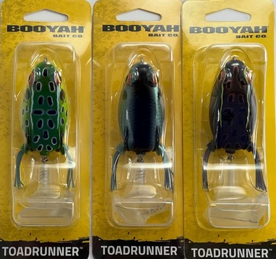 (LOTE DE 3) BOOYAH TOADRUNNER 4.5" 7/8OZ BYTR39 COLORES MIXTOS G1142 Foto 1 de 2