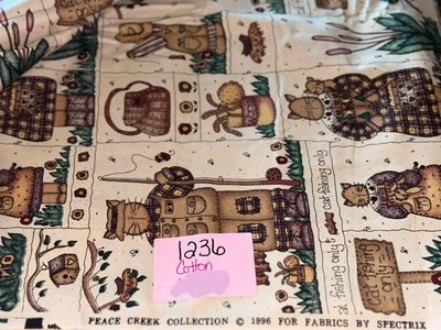 Vintage Peace Creek Collection Fabric - 1996 Design BTY - Image 1 of 2