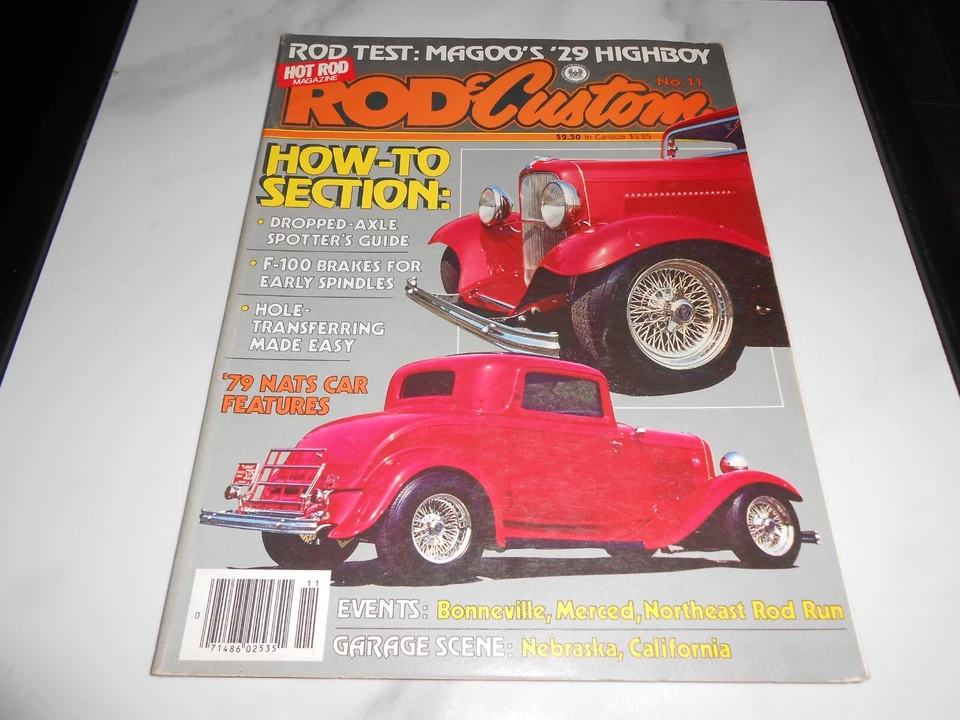 Rod & Custom 1980 No. 11, Magoo's 29 Highboy, Bonneville, Merced, 79 Nats - Image 1 of 1